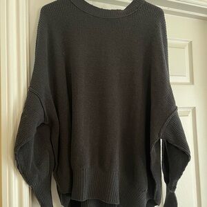 Abercrombie & Fitch Women's Dark Blue Sweater